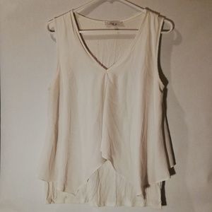 Double slit dress tank